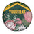 Personalized South Africa King Protea Spare Tire Cover With Kente Patterns - Wonder Print Shop