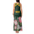 Personalized South Africa King Protea Tank Maxi Dress With Kente Patterns - Wonder Print Shop