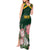 Personalized South Africa King Protea Tank Maxi Dress With Kente Patterns - Wonder Print Shop