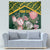 Personalized South Africa King Protea Tapestry With Kente Patterns - Wonder Print Shop