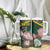 Personalized South Africa King Protea Tumbler With Handle With Kente Patterns