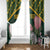 Personalized South Africa King Protea Window Curtain With Kente Patterns - Wonder Print Shop