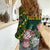 Personalized South Africa King Protea Women Casual Shirt With Kente Patterns - Wonder Print Shop