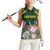 Personalized South Africa King Protea Women Sleeveless Polo Shirt With Kente Patterns - Wonder Print Shop