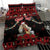 Personalized Albania Christmas Bedding Set Albanian Man Playing Lahuta With Red Poppy - Wonder Print Shop