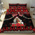 Personalized Albania Christmas Bedding Set Albanian Man Playing Lahuta With Red Poppy - Wonder Print Shop