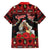 Personalized Albania Christmas Family Matching Puletasi and Hawaiian Shirt Albanian Man Playing Lahuta With Red Poppy - Wonder Print Shop