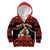 Personalized Albania Christmas Kid Hoodie Albanian Man Playing Lahuta With Red Poppy - Wonder Print Shop