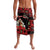 Personalized Albania Christmas Lavalava Albanian Man Playing Lahuta With Red Poppy - Wonder Print Shop