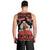 Personalized Albania Christmas Men Tank Top Albanian Man Playing Lahuta With Red Poppy - Wonder Print Shop