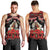 Personalized Albania Christmas Men Tank Top Albanian Man Playing Lahuta With Red Poppy - Wonder Print Shop