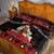 Personalized Albania Christmas Quilt Bed Set Albanian Man Playing Lahuta With Red Poppy - Wonder Print Shop