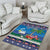 Personalized Liberia Christmas Area Rug The Love of Liberty Brought Us Here - Wonder Print Shop