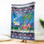 Personalized Liberia Christmas Blanket The Love of Liberty Brought Us Here