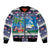 Personalized Liberia Christmas Bomber Jacket The Love of Liberty Brought Us Here - Wonder Print Shop