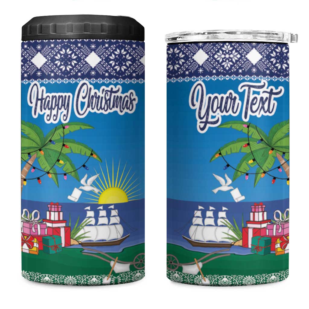 Personalized Liberia Christmas 4 in 1 Can Cooler Tumbler The Love of Liberty Brought Us Here - Wonder Print Shop