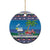 Personalized Liberia Christmas Ceramic Ornament The Love of Liberty Brought Us Here - Wonder Print Shop