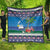 Personalized Liberia Christmas Quilt The Love of Liberty Brought Us Here - Wonder Print Shop