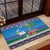 Personalized Liberia Christmas Rubber Doormat The Love of Liberty Brought Us Here - Wonder Print Shop