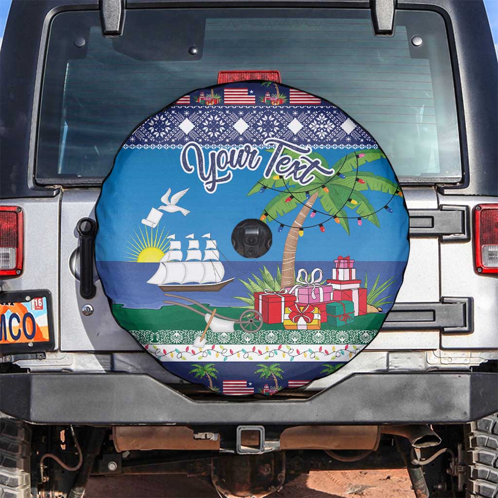 Personalized Liberia Christmas Spare Tire Cover The Love of Liberty Brought Us Here - Wonder Print Shop