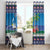 Personalized Liberia Christmas Window Curtain The Love of Liberty Brought Us Here - Wonder Print Shop