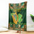 Personalized Ireland Christmas Blanket Irish Harp With Lucky Shamrock