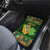 Personalized Ireland Christmas Car Mats Irish Harp With Lucky Shamrock - Wonder Print Shop