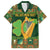 Personalized Ireland Christmas Hawaiian Shirt Irish Harp With Lucky Shamrock - Wonder Print Shop