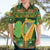 Personalized Ireland Christmas Hawaiian Shirt Irish Harp With Lucky Shamrock - Wonder Print Shop