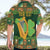 Personalized Ireland Christmas Hawaiian Shirt Irish Harp With Lucky Shamrock - Wonder Print Shop