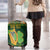 Personalized Ireland Christmas Luggage Cover Irish Harp With Lucky Shamrock - Wonder Print Shop