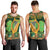 Personalized Ireland Christmas Men Tank Top Irish Harp With Lucky Shamrock - Wonder Print Shop