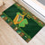 Personalized Ireland Christmas Rubber Doormat Irish Harp With Lucky Shamrock - Wonder Print Shop