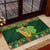 Personalized Ireland Christmas Rubber Doormat Irish Harp With Lucky Shamrock - Wonder Print Shop