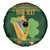 Personalized Ireland Christmas Spare Tire Cover Irish Harp With Lucky Shamrock - Wonder Print Shop