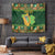 Personalized Ireland Christmas Tapestry Irish Harp With Lucky Shamrock