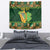 Personalized Ireland Christmas Tapestry Irish Harp With Lucky Shamrock