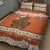 Personalized Ireland Christmas Quilt Bed Set Irish Shamrock Celtic Nollaig Shona Dhuit