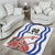 Custom Slovenia Independence Day Area Rug The Olm With Carnation Flowers - Wonder Print Shop