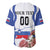 Custom Slovenia Independence Day Baseball Jersey The Olm With Carnation Flowers - Wonder Print Shop