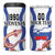 Custom Slovenia Independence Day 4 in 1 Can Cooler Tumbler The Olm With Carnation Flowers - Wonder Print Shop