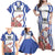 Custom Slovenia Independence Day Family Matching Off Shoulder Maxi Dress and Hawaiian Shirt The Olm With Carnation Flowers - Wonder Print Shop