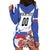 Custom Slovenia Independence Day Hoodie Dress The Olm With Carnation Flowers - Wonder Print Shop