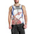 Custom Slovenia Independence Day Men Tank Top The Olm With Carnation Flowers - Wonder Print Shop