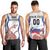 Custom Slovenia Independence Day Men Tank Top The Olm With Carnation Flowers - Wonder Print Shop