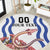 Custom Slovenia Independence Day Round Carpet The Olm With Carnation Flowers