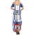 Custom Slovenia Independence Day Summer Maxi Dress The Olm With Carnation Flowers - Wonder Print Shop