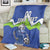 Custom Slovenia Football Blanket Lipizzaner Horse Sport Style