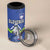 Custom Slovenia Football 4 in 1 Can Cooler Tumbler Lipizzaner Horse Sport Style - Wonder Print Shop