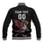 Custom Wales Rugby Baseball Jacket Welsh Dragon Mascot Black Version